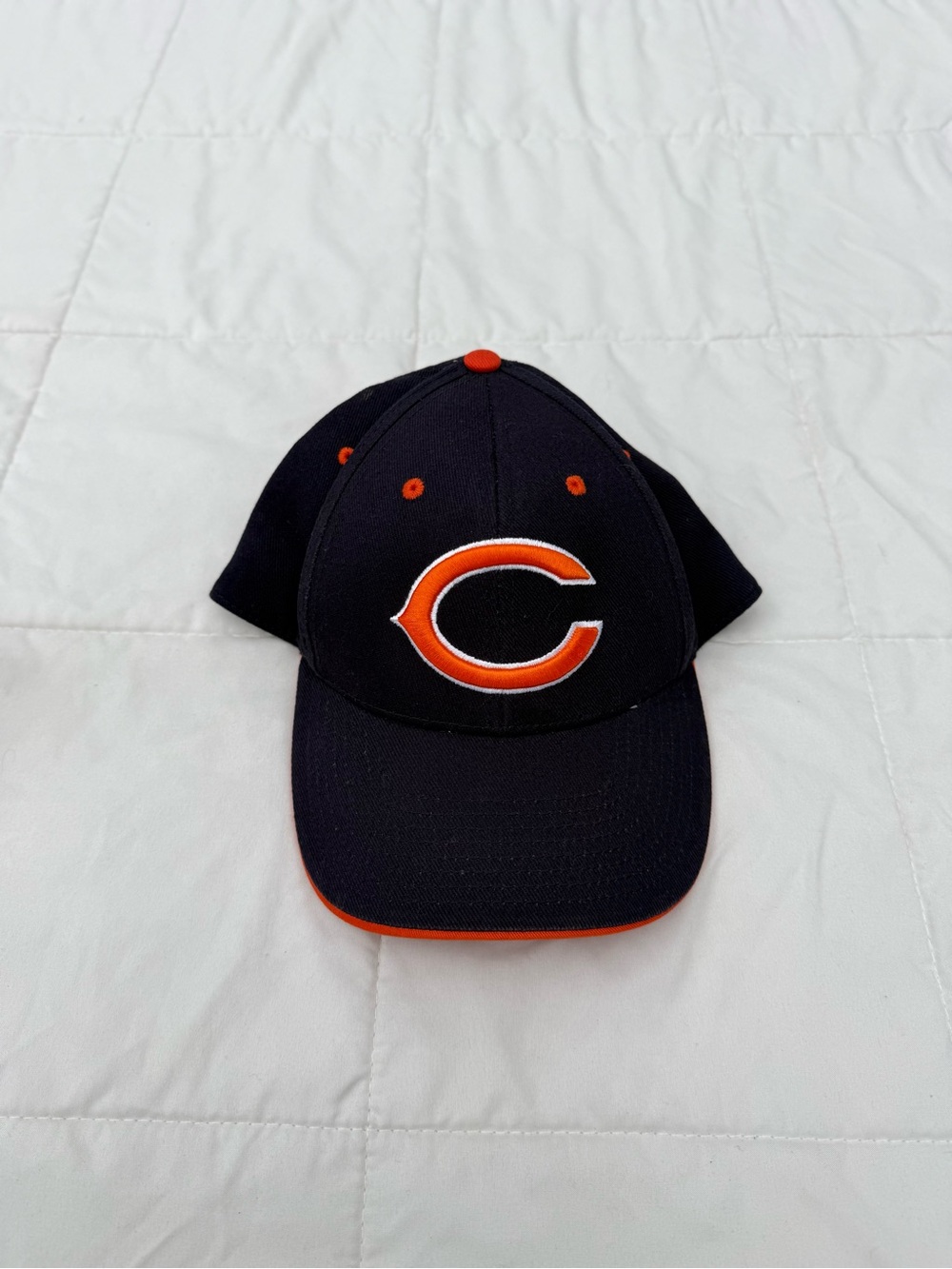 NFL Kids Navy and Orange Logo Cap
